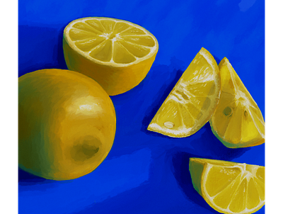 Food paint - lemons food food illustration foodpaint procreate procreate app