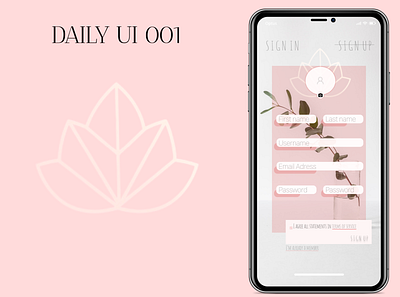 Daily Ui Challenge 001 - Sign Up app dailyui dailyui 001 dailyuichallenge design sign up signup ui web website