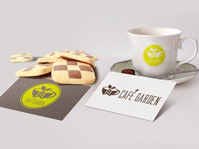Café Garden logo design