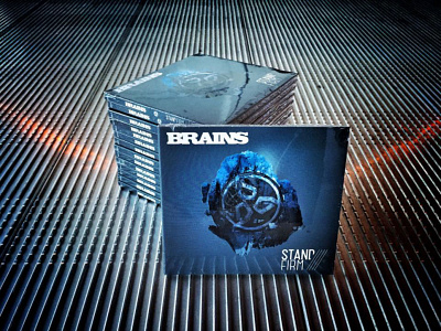 Brains Stand firm LP album album art album cover branding cover art design graphic design music