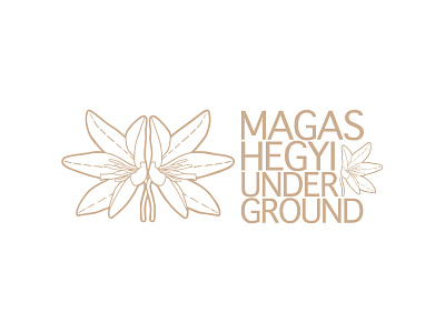 Magashegyi underground Lily logo design design lily logo logo design logotype