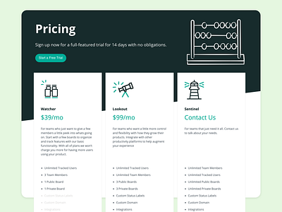 Pricing Tiers app illustration layout pricing pricing table responsive sass table typography ui web website