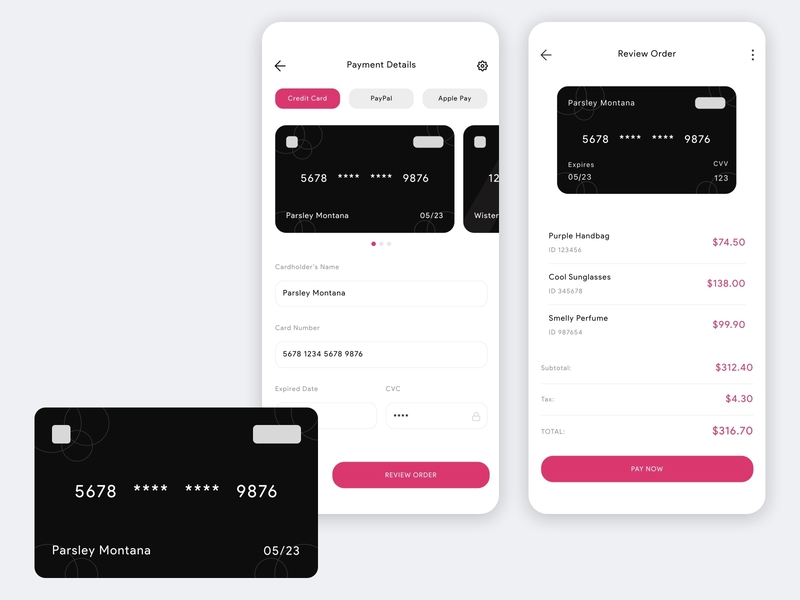 002 - Daily UI - Credit Card Checkout app app design button checkout credit card design layout ui ux web