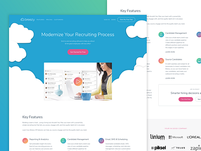 BreezyHR Homepage Redesign