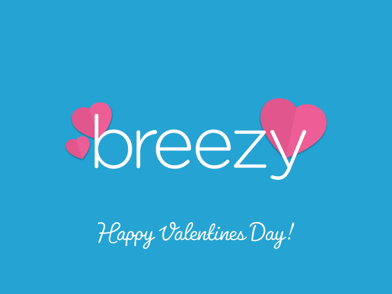 BreezyHR Valentines design gif logo sketch valentines day