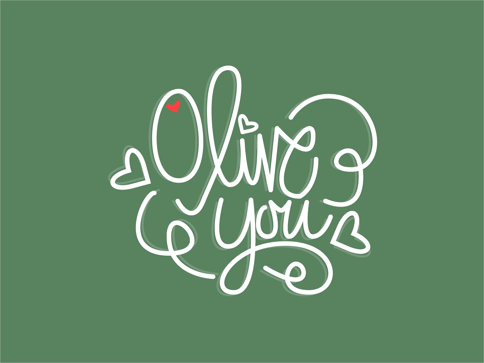 Olive you too! by Sarah Darr on Dribbble