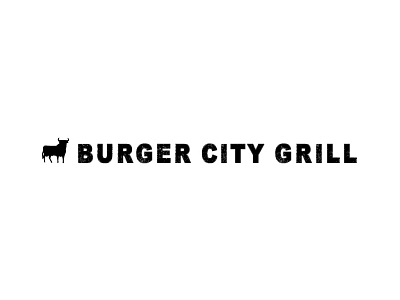 Burger City Logo burger city hamburger logo restaurant