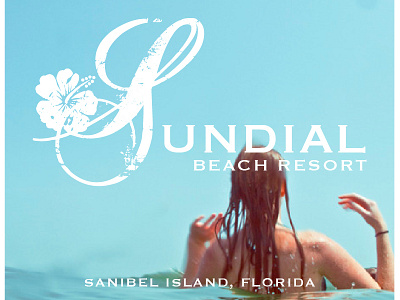Beach Resort Logo beach florida logo resort sanibel sundial