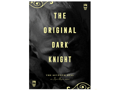 “The Original Dark Knight” cinema design film film poster graphic design movie movie poster poster typography