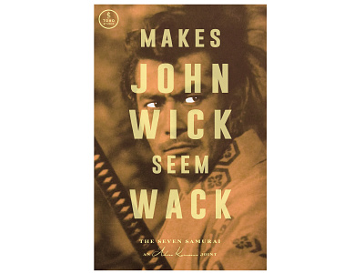 “Makes John Wick Seem Wack” cinema design film poster film poster design films graphic design movie movie poster poster typography