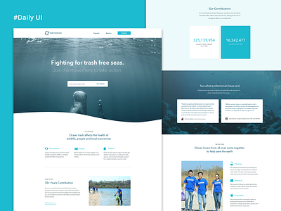 Daily UI_#3_Landing Page daily ui challenge design landing page design ui web