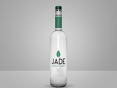 Jade: Green Tea Vodka brand design branding drinks