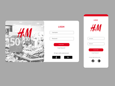 Login app branding design minimal ui ux web xd