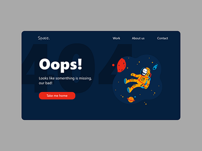 404 Page 404 error app design error message illustration ui ux xd