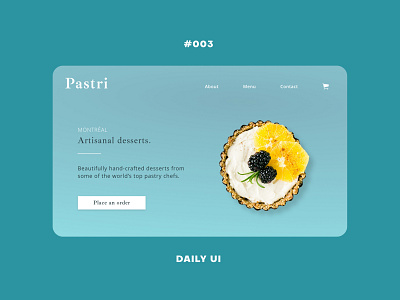 Daily UI #003 design minimal ui ux web website