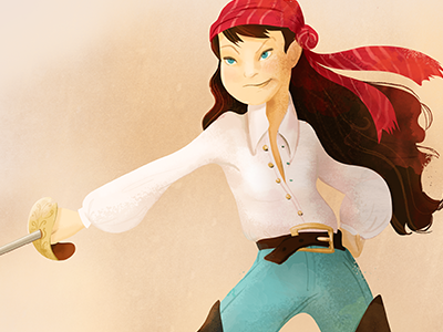 The pirate girl is finally finished.