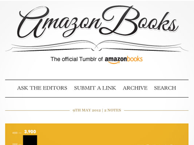 Amazon Books Tumblr design illustration tumblr typography