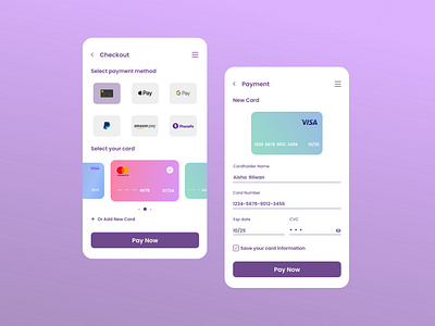 Credit Card Checkout Page