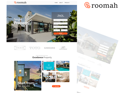 Home property exhibition - Roomah apartment design house property ui ux