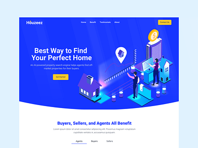 Houzeez Landing Page