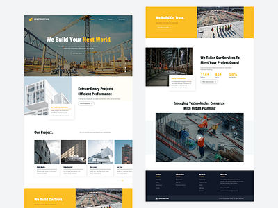 Landing Page Contractor & Building Construction