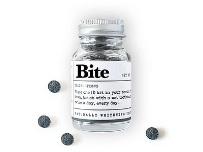 Bite, Toothpaste Bits packaging toothpaste