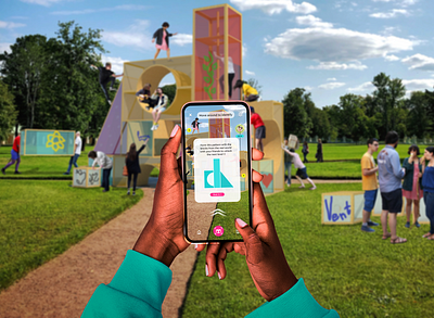 human GO AR app app ar augmented reality interaction design ui ux