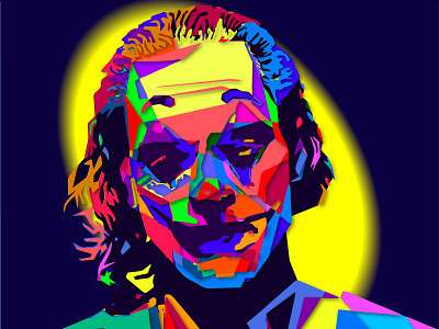 Joker (WPAP x Paper Cutout Technique)