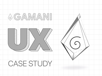 Gamani UX Case Study design illustration ux