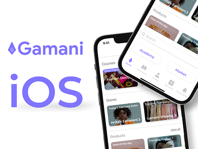 Gamani iOS UI presentation