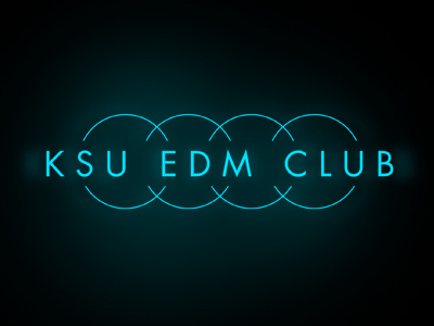 KSU EDM CLUB edm identity kent state logo logotype simple