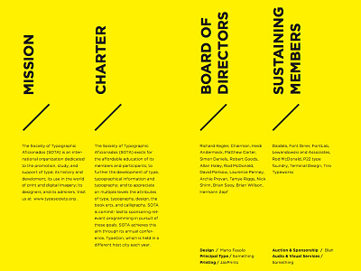 SPREAD DESIGN book magazine spread swiss type typography yellow