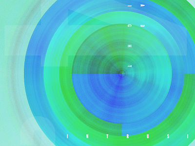 Intrusion abstract album album artwork depth music radial spiral texture