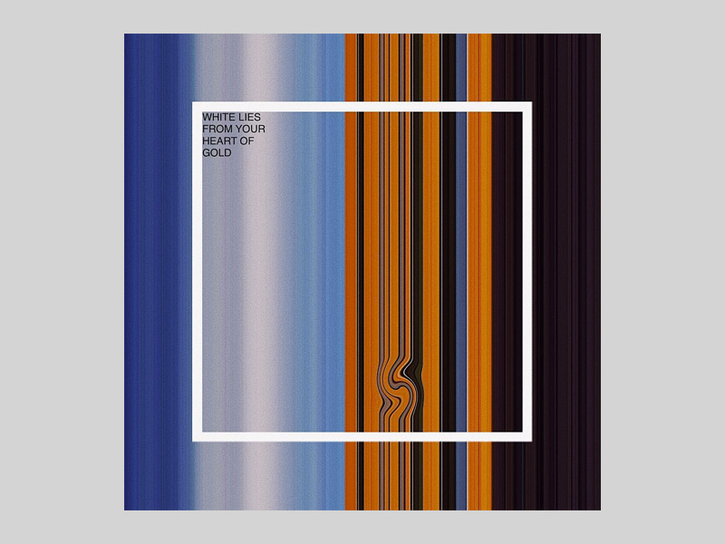 white lies retro colors geometric vintage square album art helvetica typography abstract