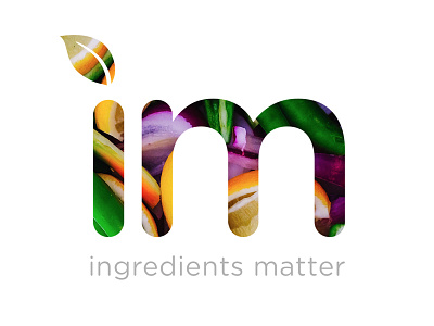 ingredients matter logo branding corporate identity food logo food network identity logo