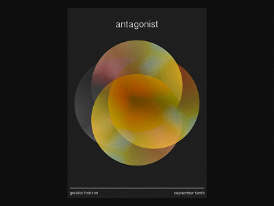 antagonist abstract poster poster design swiss swiss design