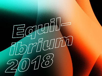 EQUILIBRIUM typography