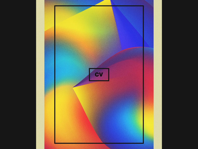 CV 3d abstract color abstract illustrator gradient mesh gradient