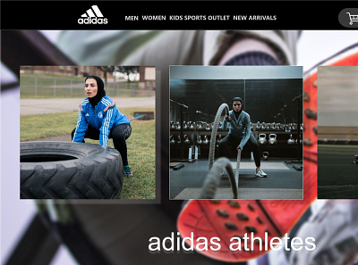 webdesigning adidas branding design icon lettering minimal ui ux web website