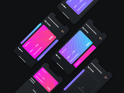 Wallet App app design ui ux