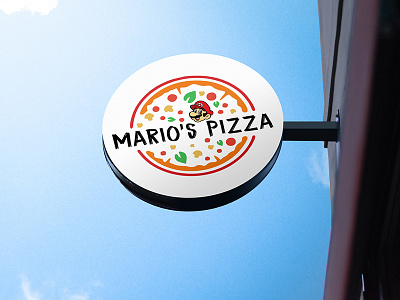 Logo design for Pizza place for kids with Mario theme