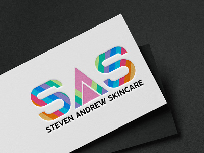 Logo Design for Steven Andrew Skincare (SAS) brand identity branding branding design design illustration logo logo design logodesign logos logotype modern product salon salon logo vector