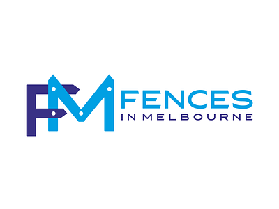Logo Design for Fences in Melbourne brand brand identity branding branding design design designs illustration logo logo design logodesign logodesigns logos logotype modern vector