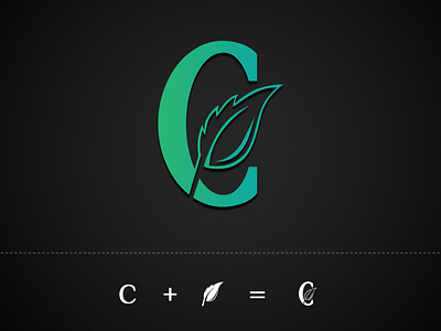 C+Leaf Logo Design