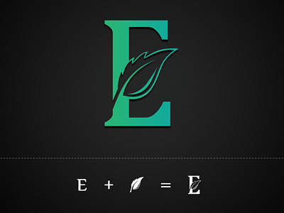 E+Leaf Logo Design