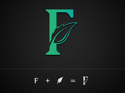 F+Leaf Logo Design