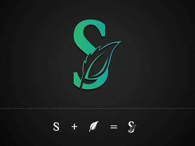 S + Leaf Logo Design