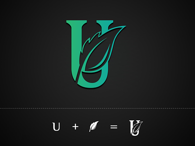 U + Leaf Logo Design brand identity branding branding design design illustration logo logo design logodesign logos logotipo logotype logotype design logotype designer logotypedesign logotypes modern vector