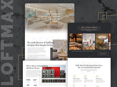 Loftmax Fitout Homepage Design