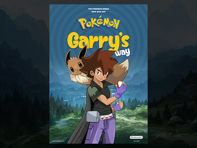 Pokemon Spin-off Tv Series ''Garry's Way'' Concept Design